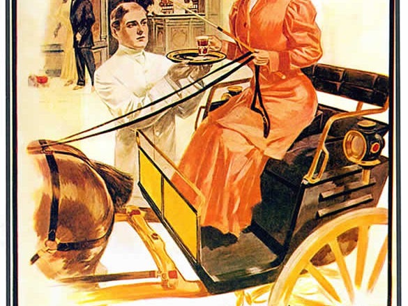 Cartel publicitario CocaCola, 1889