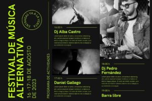 Crear carteles para festivales