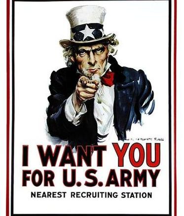 EEUU utilizó flyers para captar reclutas durante la II Guerra Mundial