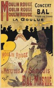 Cartel publicitario. Moulin Rouge, Henri Toulouse.