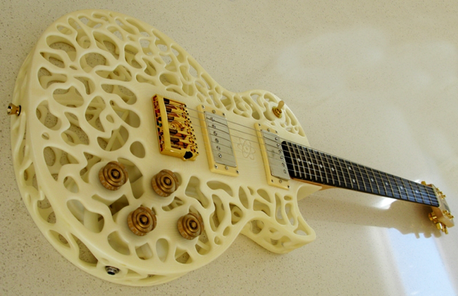 Guitarra hecha con impresora 3D