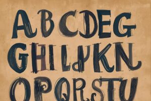 ¿Cómo hacer una letra bonita en mayúsculas?