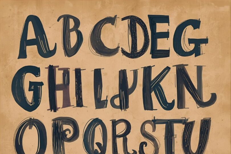 ¿Cómo hacer una letra bonita en mayúsculas?